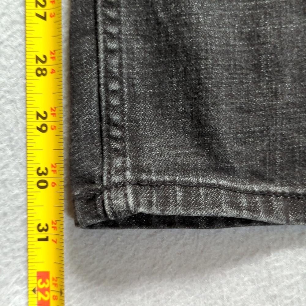 Buffalo David Bitton Jackson Straight Stretch Jeans Mens 34x30 Faded Black Denim - Picture 9 of 9